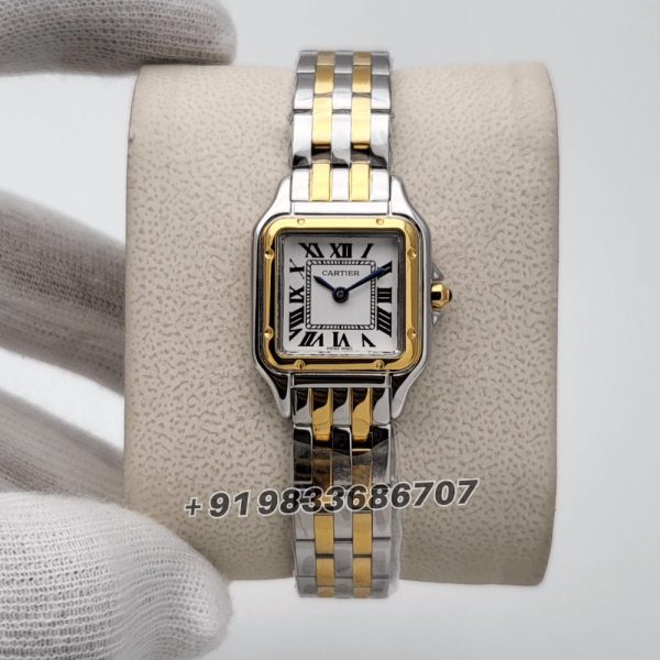 CartierPanthereDeDualToneWhiteDialSuperHighQualityWomen_sWatch_1