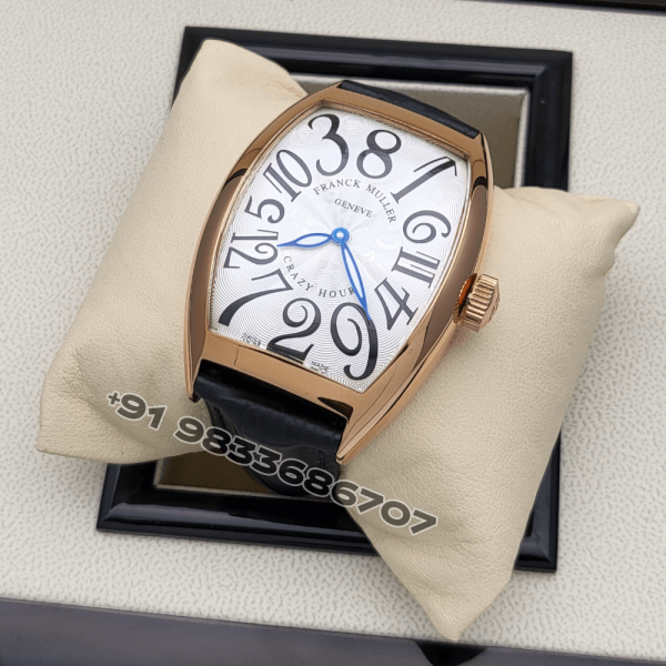 FranckMullerCrazyHoursRoseGoldWhiteDialSuperHighQualitySwissAutomaticWatch_2