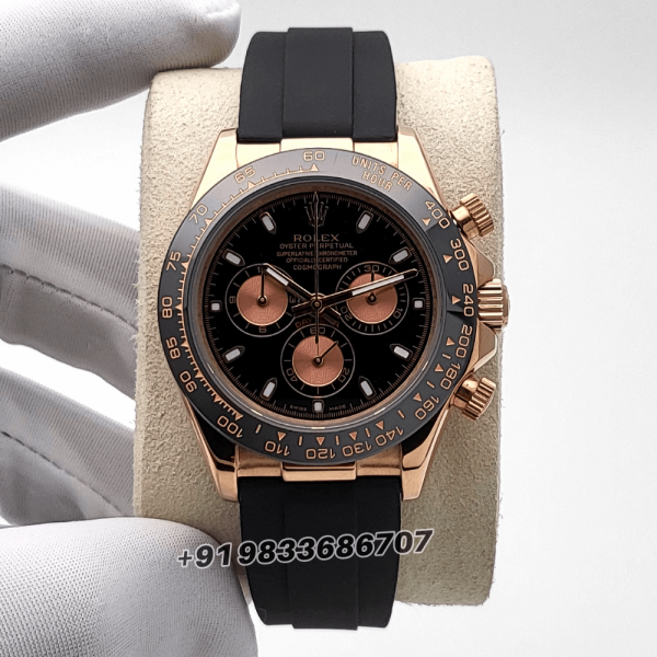 RolexCosmographDaytona18ktEveroseGoldOysterflexBrightBlackandSundus_1