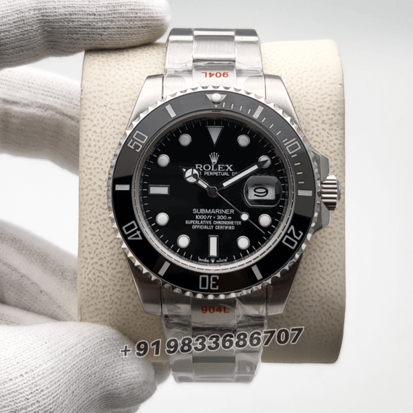 RolexSubmarinerSilverBlackDialSuperHighQualitySwissAutomaticWatch_1